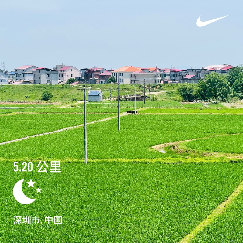 #workout 夜跑5公里via Memos