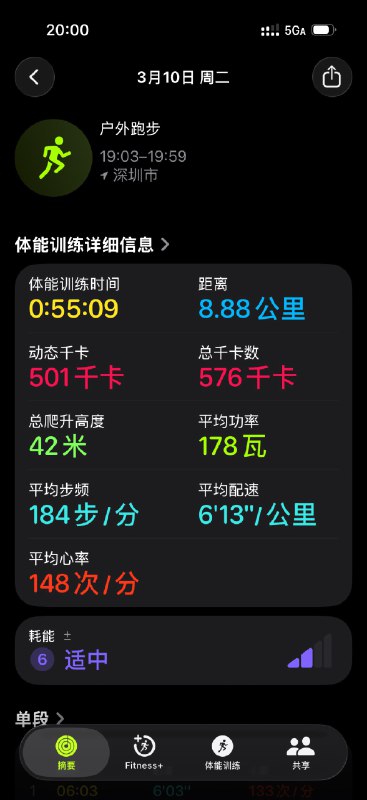 把中午吃的麦当劳 500 大卡套餐给消耗了