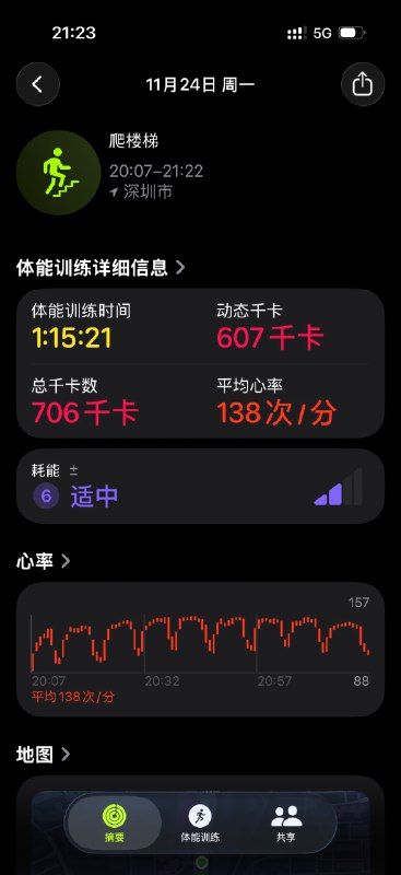 #workout 饿晕了，高热量一顿吃爽，再累死累活爬个楼梯